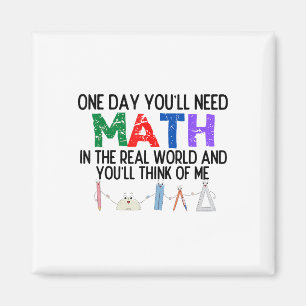 Eines Tages braucht man Mathematik in der realen W Magnet