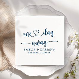 Eines Tages Hochzeitstag Probe Dinner Napkins Serviette