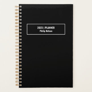 Einfach 2023 Classic Black Weekly Monthly nicht Planer