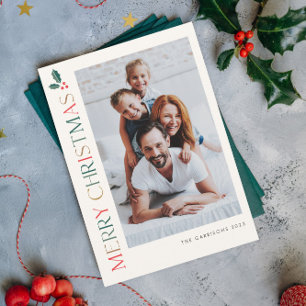 Einfach 2 Foto farbenfroh frohe Weihnachten