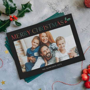Einfach 2 Foto farbenfroh frohe Weihnachten