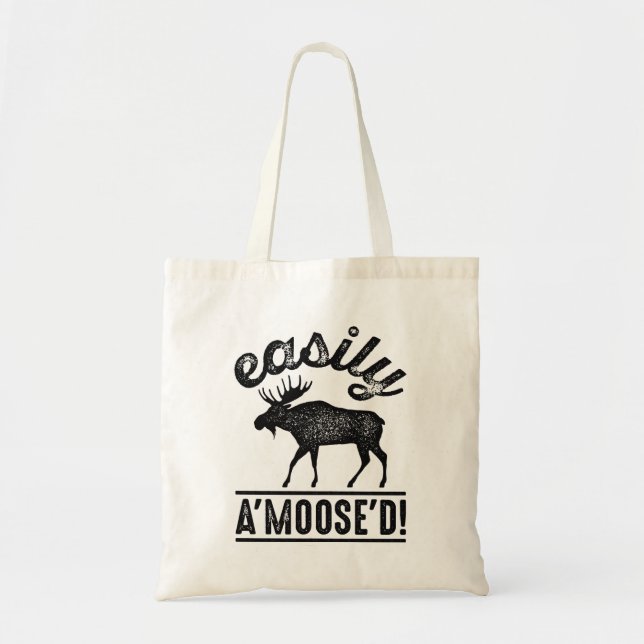 Einfach A’Moose’D Tragetasche (Vorne)