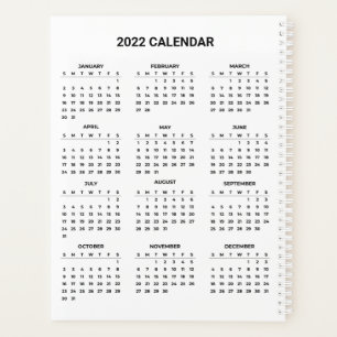 Einfach aber elegant 2022 Kalender Planer