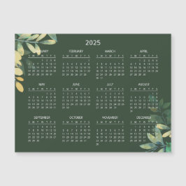 Einfach aber elegant - Kalender 2025 | Magnetkarte