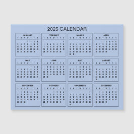 Einfach aber elegant - Kalender 2025 | Magnetkarte