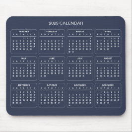 Einfach aber elegant - Kalender 2025 | Mousepad
