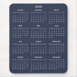 Einfach aber elegant - Kalender 2025 | Mousepad