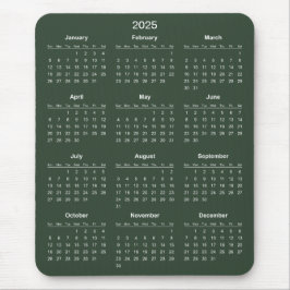 Einfach aber elegant - Kalender 2025 | Mousepad