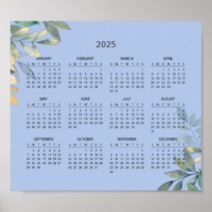 Einfach aber elegant - Kalender 2025 Poster