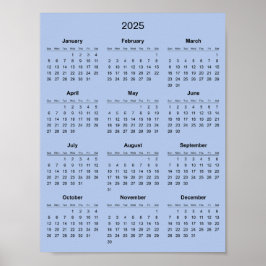 Einfach aber elegant - Kalender 2025 | Poster