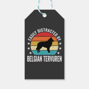 Einfach abgelenkt durch belgischen Tervuren-Hund Geschenkanhänger