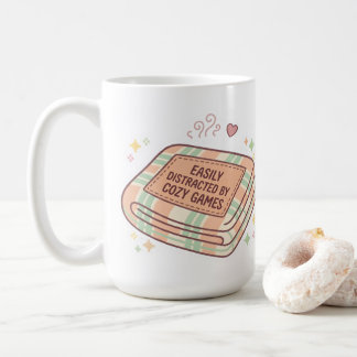 Einfach abgelenkt durch gemütliche Spiele - Pastel Kaffeetasse