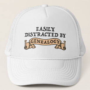 Einfach abgelenkt durch Genealogie Truckerkappe