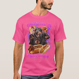 Einfach abgelenkt durch kleine Würstchen Lustig Be T-Shirt