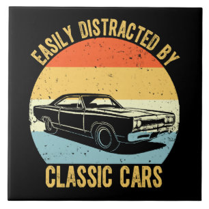 Einfach abgelenkt durch Oldtimer Fliese