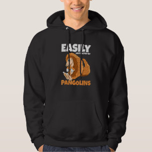 Einfach abgelenkt durch Pangoline Pangolin Pangol Hoodie