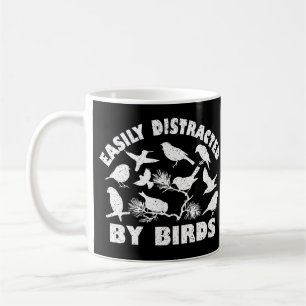 Einfach abgelenkt durch Vögel Kaffeetasse