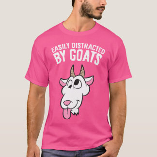 Einfach abgelenkt durch Ziegen T-Shirt