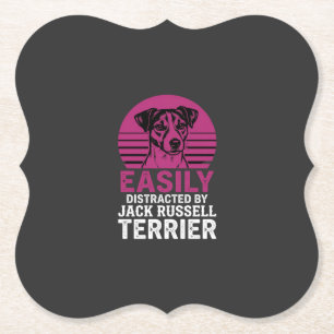 Einfach abgelenkt von Jack Russell Terrier Untersetzer