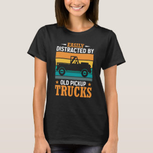 Einfach abgelenkt von Oldtimer-Pickup-Truck-Sammle T-Shirt