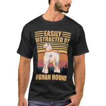 Einfach ablenkbar durch Afghan Hound-Hundefreund