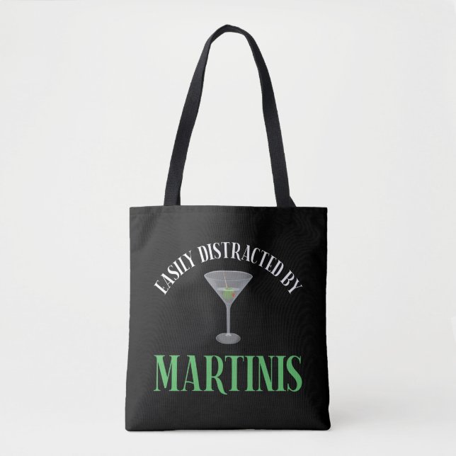 Einfach Ablenkbar Durch Martinis Tasche (Vorderseite)