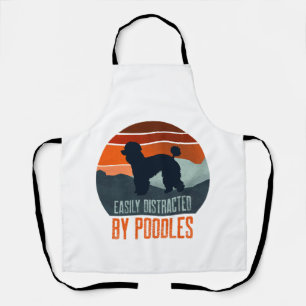 Einfach Ablenkbar Durch Poodles Hunde Spaziergang Schürze