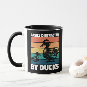 Einfach ablenkbar von Entenliebhaber Coole Farm En Tasse