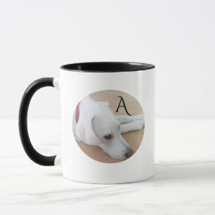 Einfach Adorable Single, erster weißer Hund Tasse