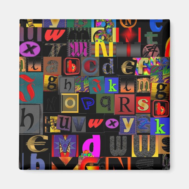 Einfach als ABC Magnet (Vorne)