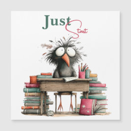 Einfach anfangen Quirky Bird Student Desk Karte