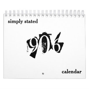 Einfach angegebener Kalender 906