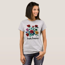 Einfach animierter T - Shirt für Aquarellfarben-Ro