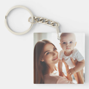 Einfach anpassbar zwei Fotos, Personalisiertes Ges Schlüsselanhänger