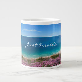 Einfach atmen, phantastisches Bild mit Meerblick Jumbo-Tasse