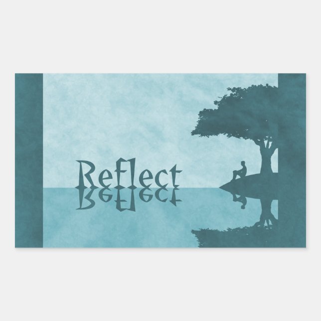 Einfach Aufkleber reflektieren (Vorderseite)