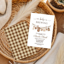 Einfach Baby Is Brewing Doodle Kaffee Baby Shower
