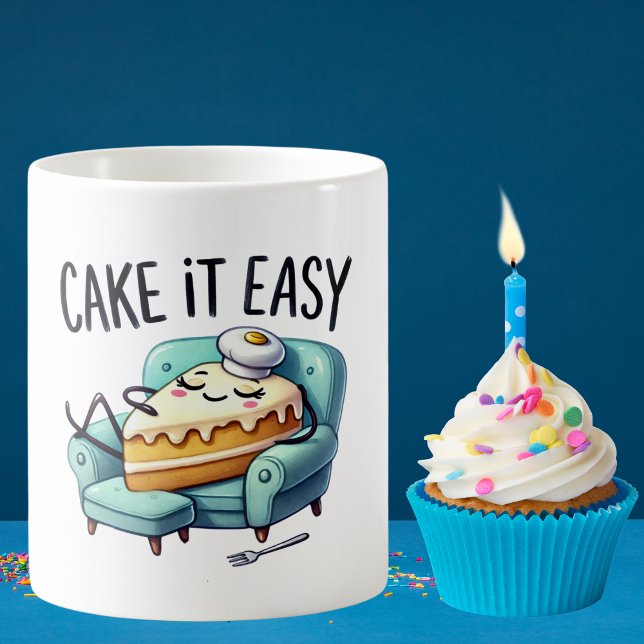 Einfach backen - entspannen kaffeetasse (Von Creator hochgeladen)