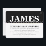 EINFACH BAR MITZVAH Moderner Jüdistern Schwarz-wei Einladung<br><div class="desc">von kat massard >>> WWW.SIMPLYSWEETPAPERIE.COM << Ein trendy, einfaches Design für die BAR MITZVAH INVITATIONS Ihres Kindes. Wow Ihre Freunde und Familie mit dieser kleinen Zahl .DSetup als Vorlage ist es einfach für Sie, Ihre eigenen Daten hinzufügen, fügen Sie Ihr Foto oder klicken Sie auf die Schaltfläche Anpassen und Sie...</div>