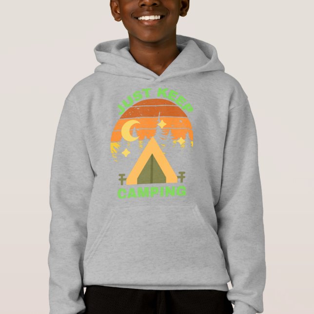 EINFACH BEHALTEN CAMPING HOODIE (Vorderseite)