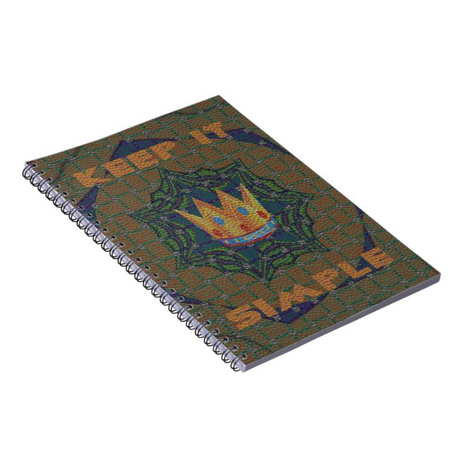Einfach behalten: Das Royal Clarity Pattern Design Notizblock (Rechte Seite)