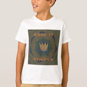 Einfach behalten: Das Royal Clarity Pattern Design T-Shirt