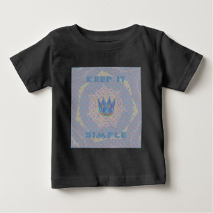 Einfach behalten: Pastel Royal Clarity Pattern Art Baby T-shirt