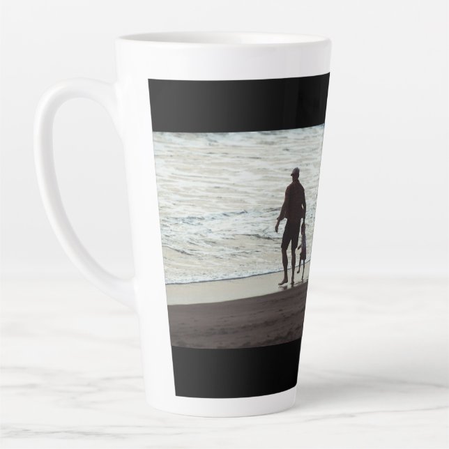 Einfach Benutzerdefiniert Zwei Foto Milchtasse (Links)