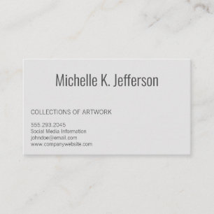 Einfach Beruflich Visitenkarte