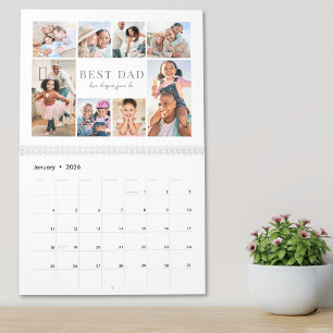 Einfach beste Dad-Fotocollage Kalender