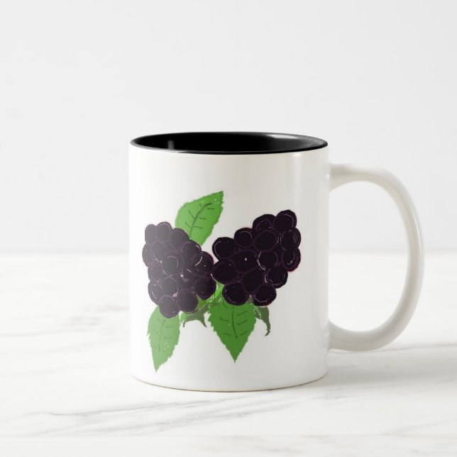 Einfach BlackBerry Zweifarbige Tasse (Rechts)