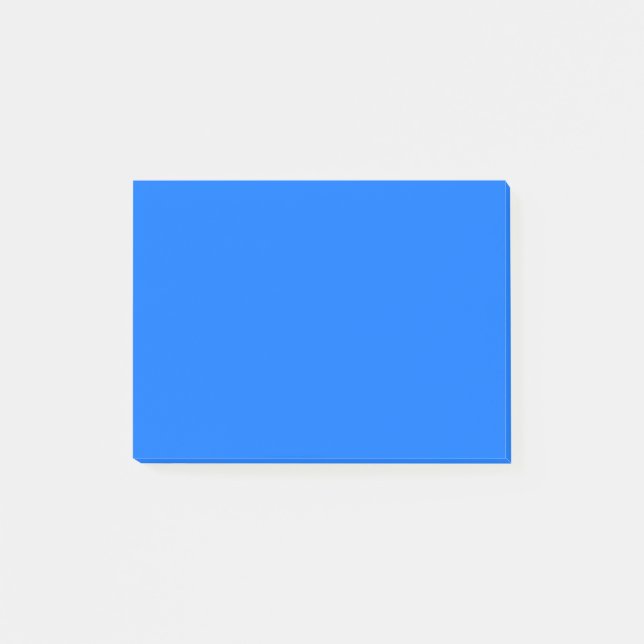 Einfach Blau Post-it Klebezettel (Vorderseite)