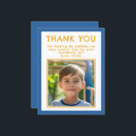 Einfach Blue Birthday Danke Kids Foto Card<br><div class="desc">Einfach Blue Birthday Danke Kids Foto Card. Ein niedlicher und einfacher Geburtstag danke Ihnen Karte für Ihre Freunde und Familie. Laden Sie Ihr Foto hoch und personalisieren Sie die Karte mit Ihrem Namen und Text. Großartig wie danke Karte für Jungs.</div>