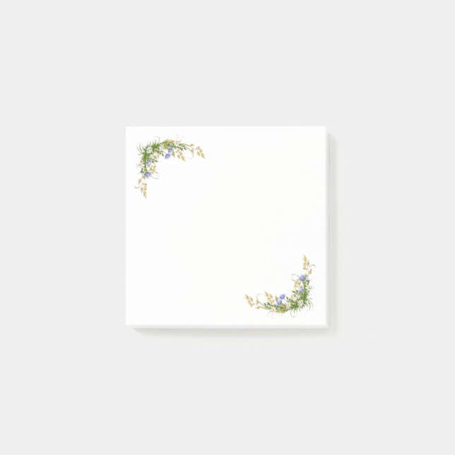 Einfach blühende Sticky Notes Post-it Klebezettel (Vorderseite)